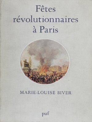 cover image of Fêtes révolutionnaires à Paris